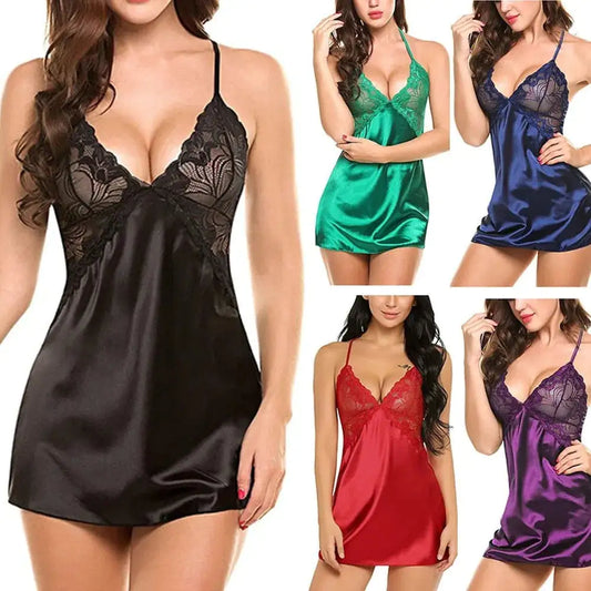 Ensemble de 5 Couleurs de Lingerie Robe de Nuit Sexy